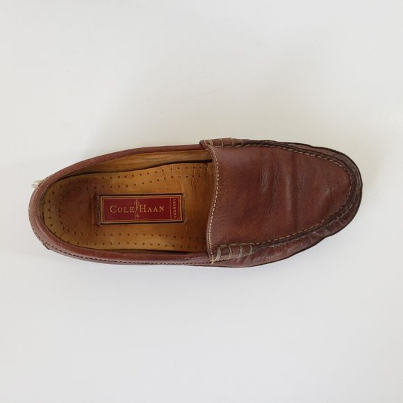 Cole Haan Country Shoes Womens 6B Brown Loafers Leather Minimalist Basic Classic - Picture 5 of 13